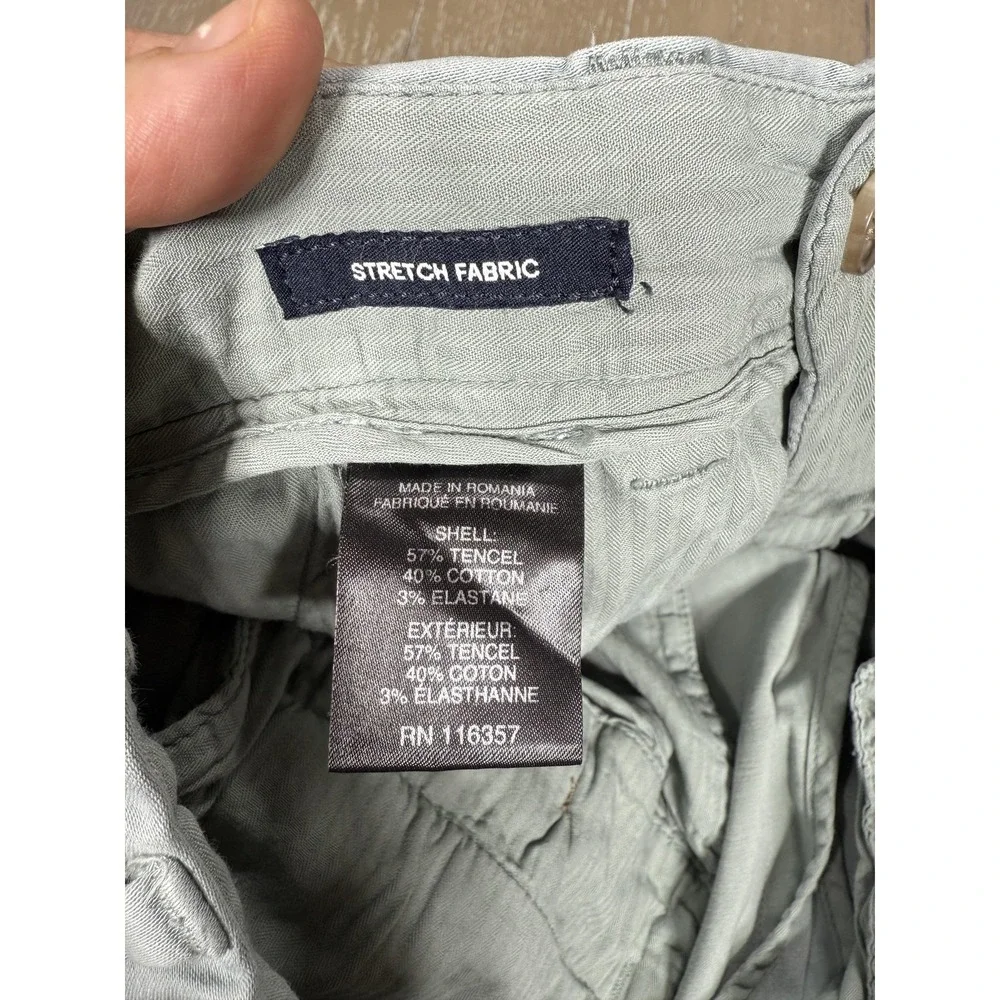 Zachary Prell Pants Mens 34x28 Green Stretch Chino Straight Leg‎ Casual Office